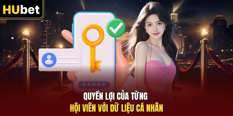 Quyền lợi của từng hội viên với dữ liệu cá nhân