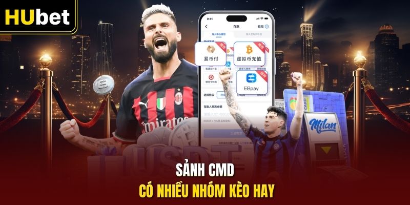 CMD thể thao có bảng kèo dễ xem ở HUbet